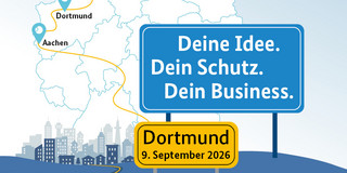 Eine Deutschlandkarte zeigt die Route der Tour