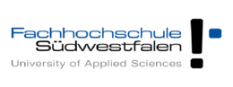 Blau-schwarzes Logo der Fachhochschule Südwestfalen