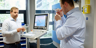 Alexander Ott und Dr.-Ing Timo Bathe vom Start-up [Tool]Prep